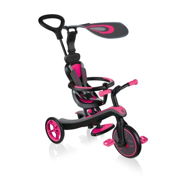 Globber triratukas Explorer Trike 4in1 rožinis