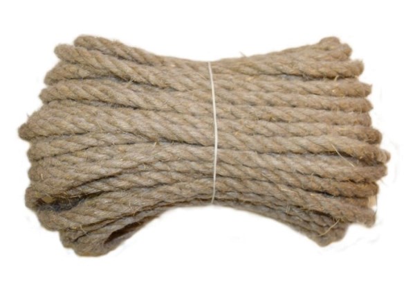 Virvė lininė Ø 12 mm 20 m sukta 1,80 kg Žemaičių virvės