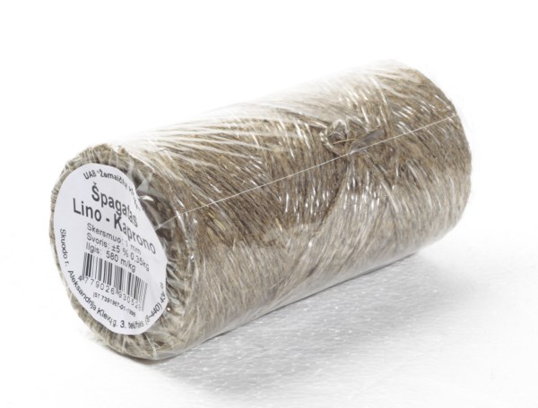 Špagatas lino kaprono Ø 1mm / 210 m/ 0,3 kg