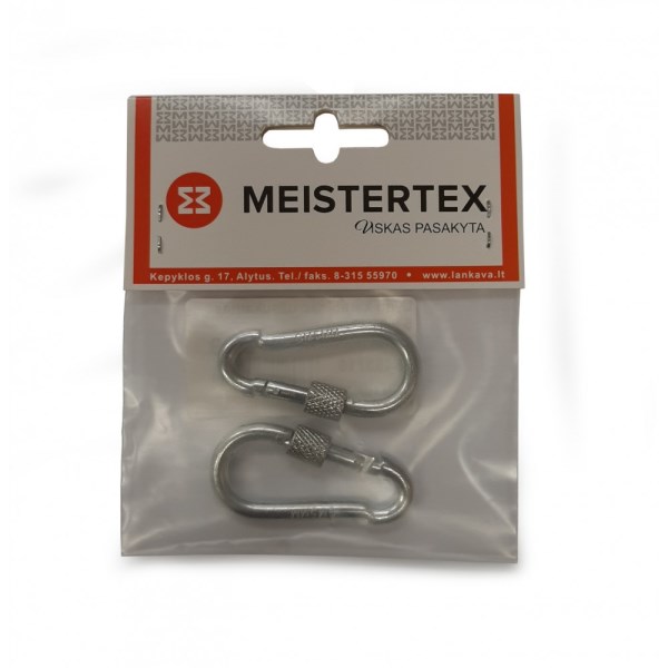 Karabinas užsukamas 5x50 mm 2 vnt Meistertex