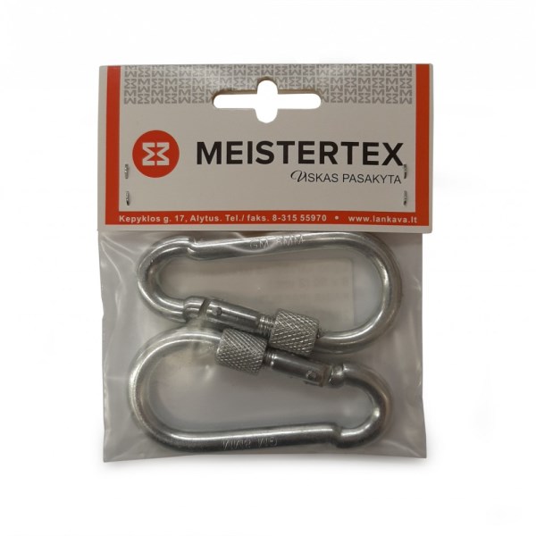 Karabinas užsukamas 8x80 mm 2 vnt Meistertex
