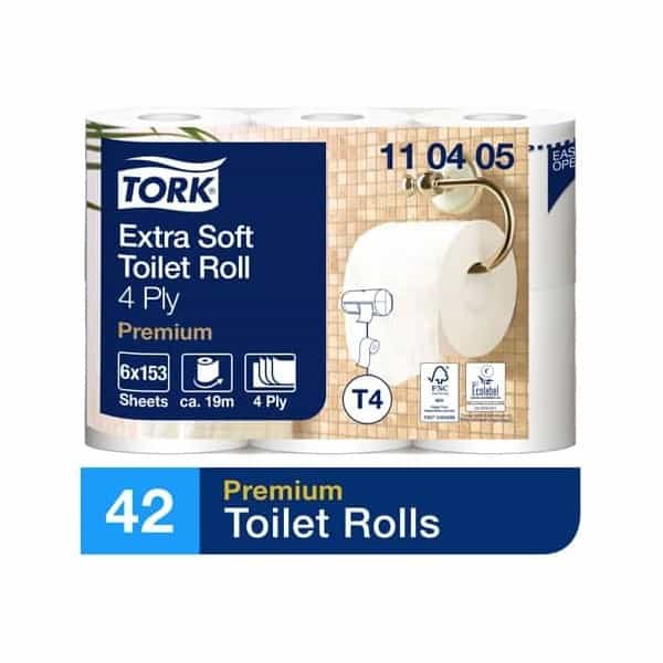 Tualetinis popierius TORK Premium Extra Soft 4 sl, 42 rul/pak.