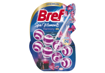 WC valiklis - gaiviklis BREF Spa Moments Harmony, 2 x 50 g