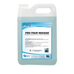 Pridegusių paviršių valymo priemonė Pro Four Mousse, 5 L