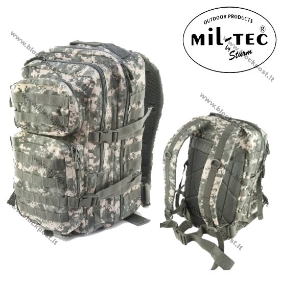 Kuprinė Mil-tec Assault SM, ACU spalvos, 20L .