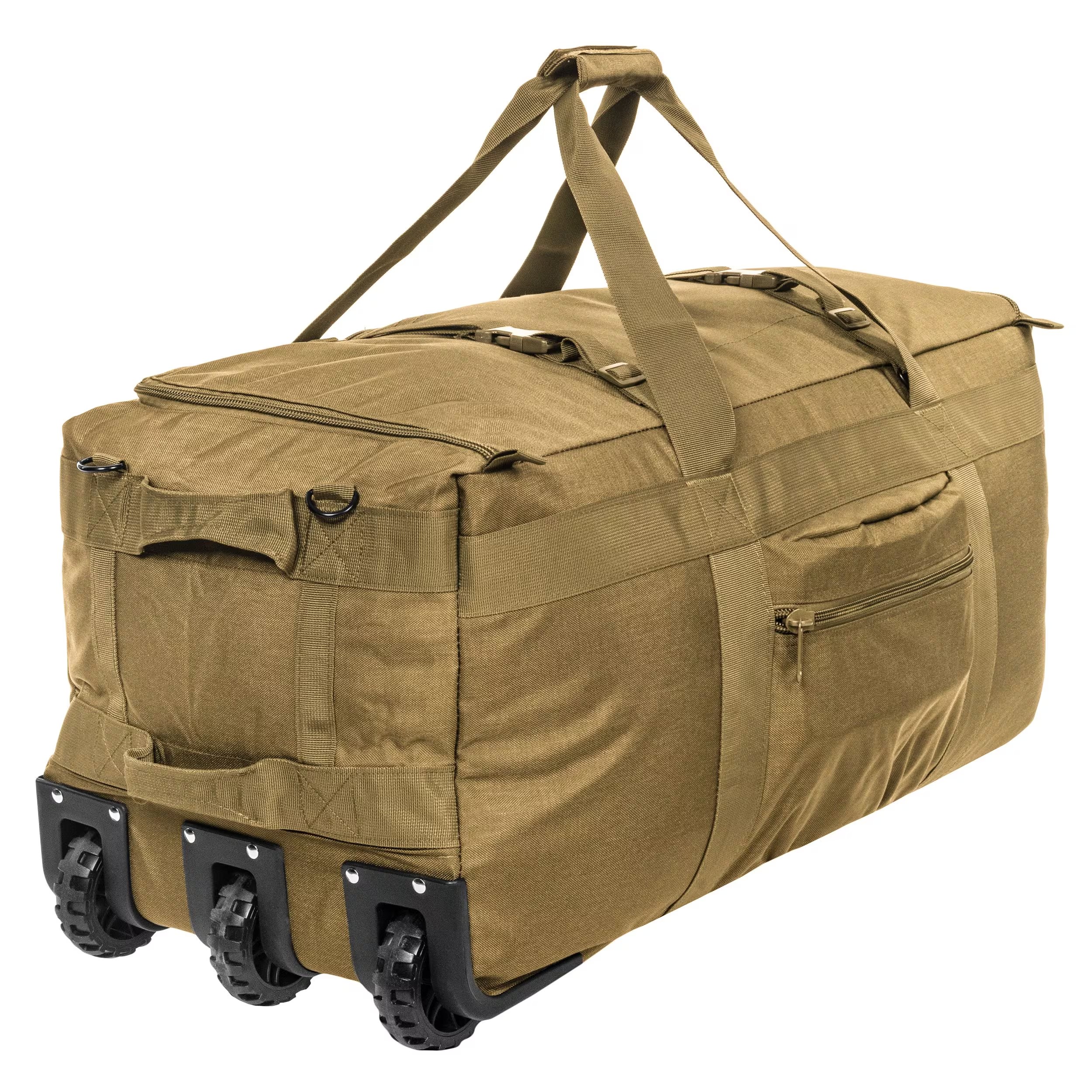 Kuprinė-tašė su ratukais Combat Mil-Tec coyote, 118L MLP išsiuntimas 9 d.