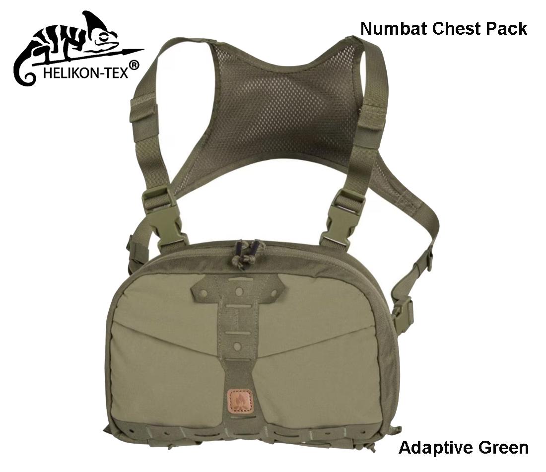 Krūtinės Kuprinė Helikon Numbat Adaptive Green MLP išsiuntimas 9 d.