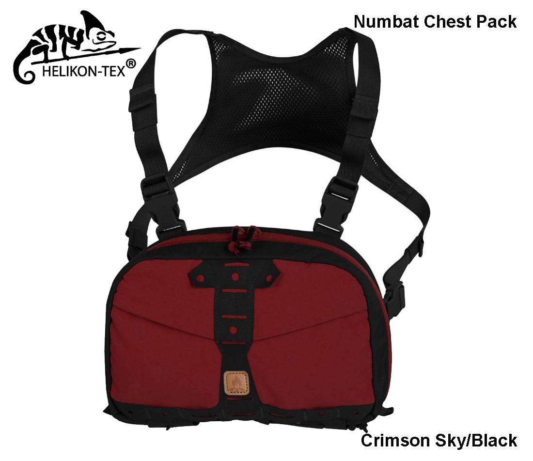 Krūtinės Kuprinė Helikon Numbat Crimson Sky/Black MLP išsiuntimas 9 d.