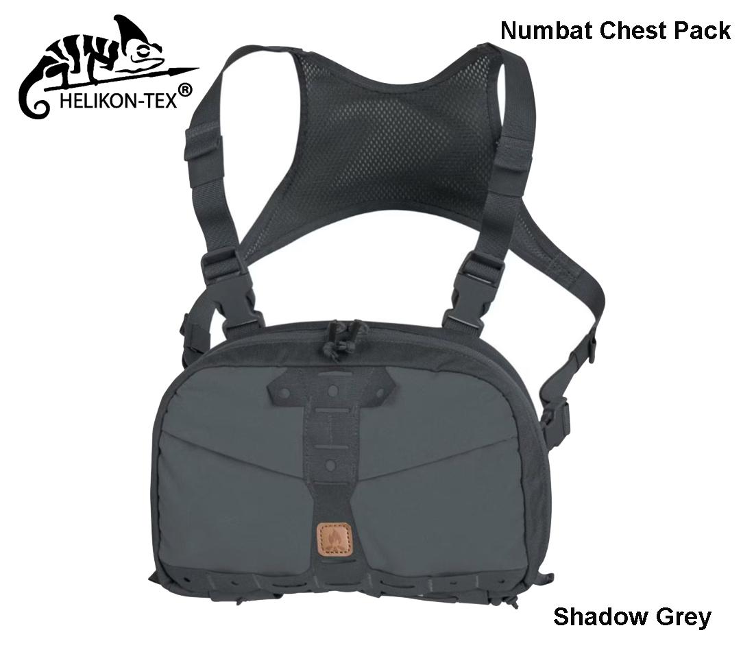 Krūtinės Kuprinė Helikon Numbat Shadow Grey MLP išsiuntimas 9 d.