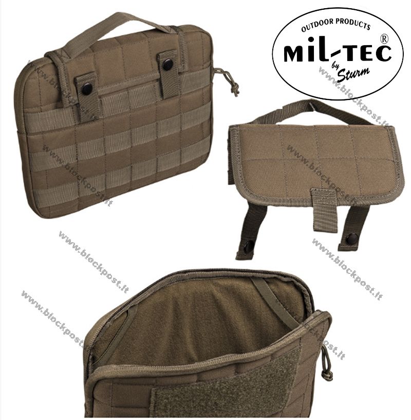 Mil-tec paminkštintas dėklas planšetei žalias .