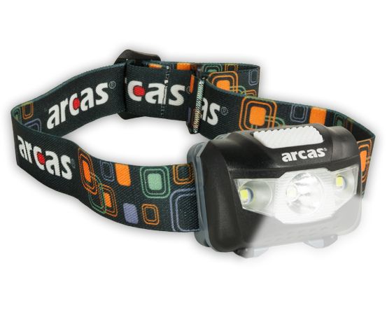 Šviestuvas Arcas Headlight ARC5 1 LED+2 Flood light LEDs, 5 W, 160 lm, 4+3 light functions