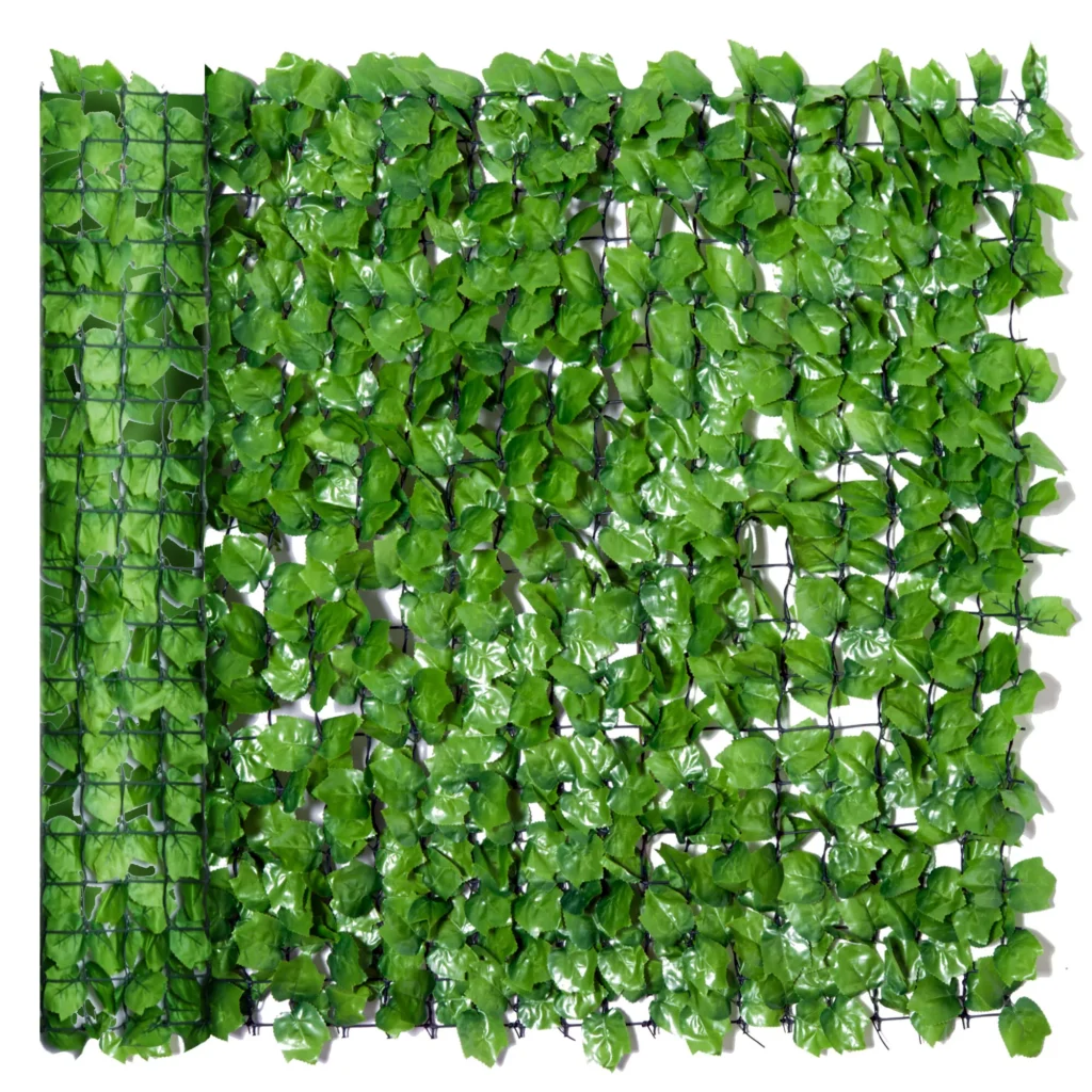 Privatumo suteikianti dirbtinė gyvatvorė – Šviesiai žalia 300 x 100 cm