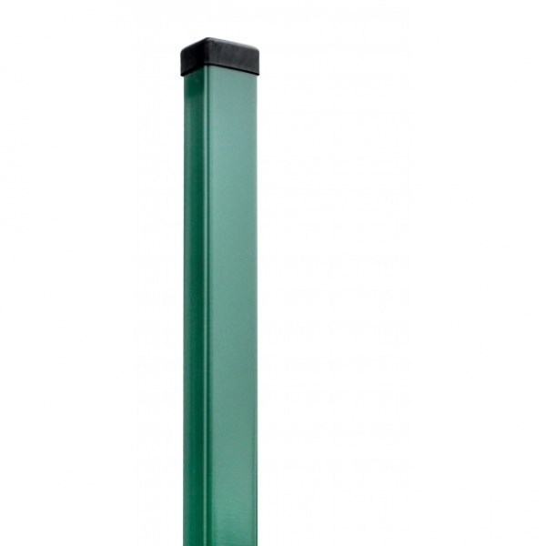 Tvoros stulpas stačiakampis 60 x 40 mm 2,3 m žalias