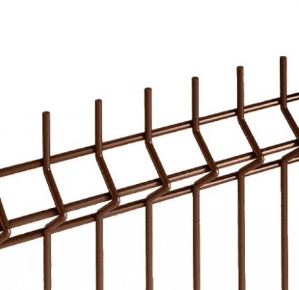 Tvoros segmentas, 2500x1730x4 mm, RAL 8017 rudas