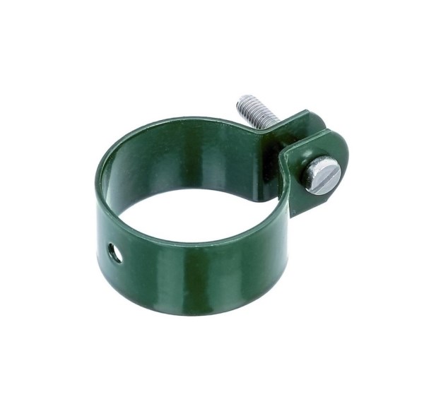 Metalinė apvali apkaba, 38 mm, galinė, žalia