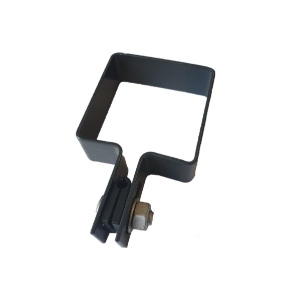 Metalinė apkaba varteliams, 60x60 mm, antracito spalvos