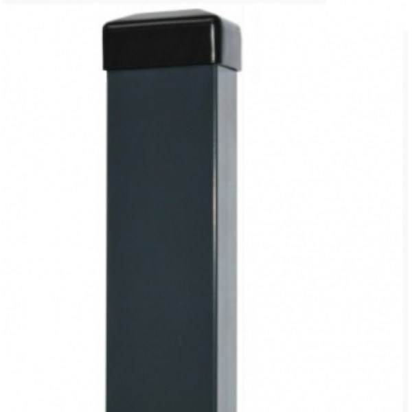 Tvoros stulpas stačiakampis 60 x 40 mm 2,5 m antracitas