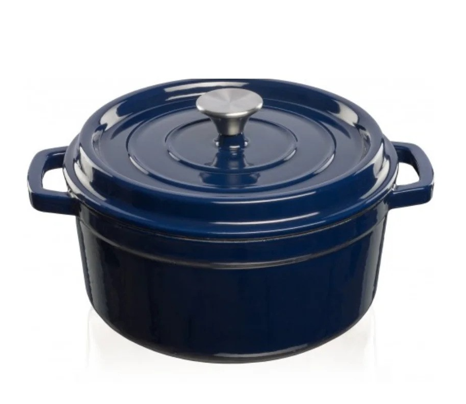 Stilingas GRAN FEU 4.7 l talpos, minimalistinio dizaino „Casserole“ tipo puodas su dangčiu