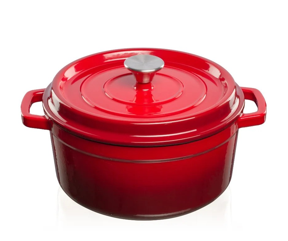 Stilingas GRAN FEU 4.7 l talpos, minimalistinio dizaino „Casserole“ tipo puodas su dangčiu