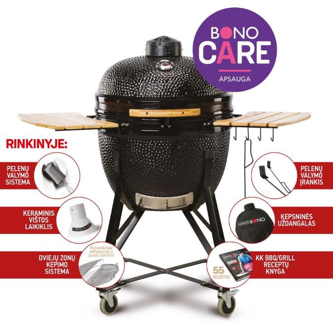 Lauko kepsninė KAMADO BONO Limited 25" 64 cm, juoda