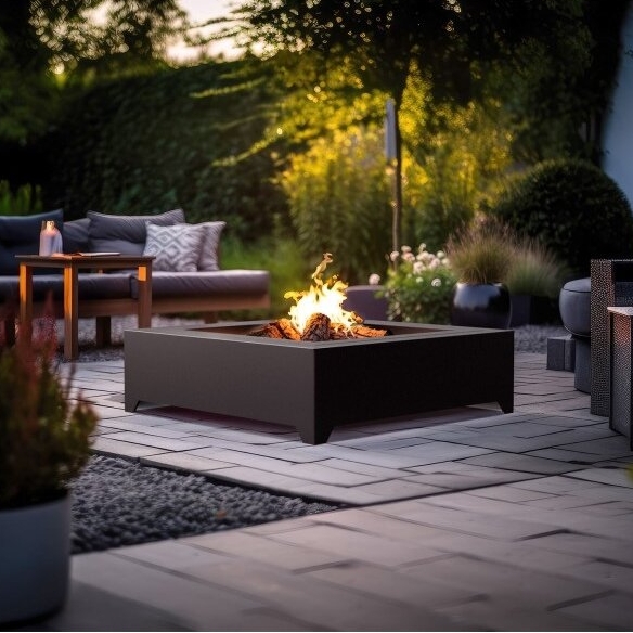 INFIRE OUTFIRE BLACK 1000 SQUARE metalinė laužavietė