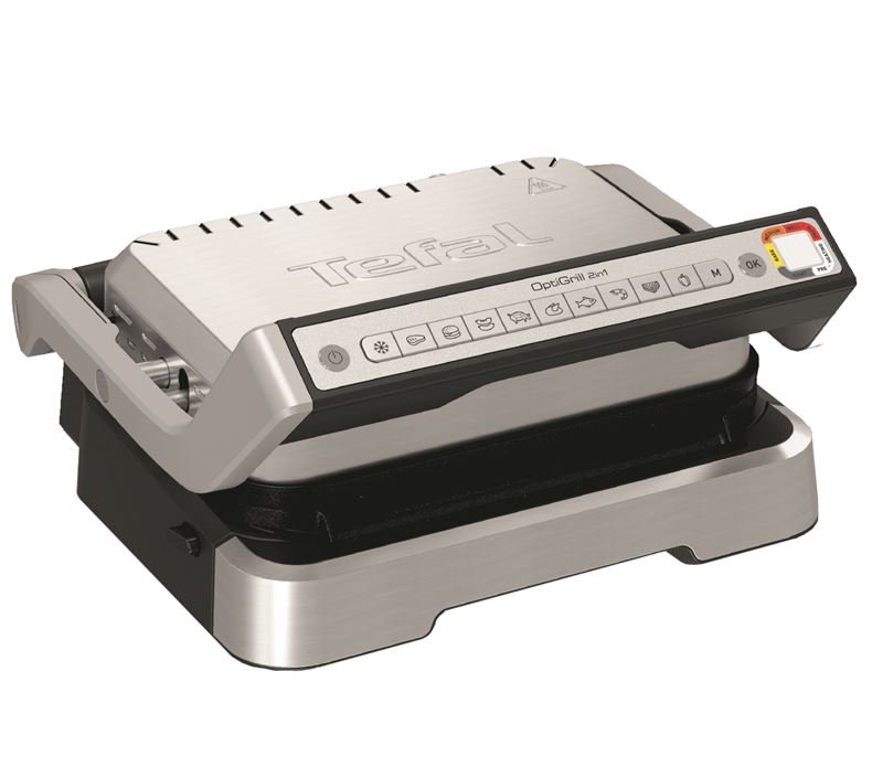Grilis TEFAL OptiGrill 2in1 INOX GC772D