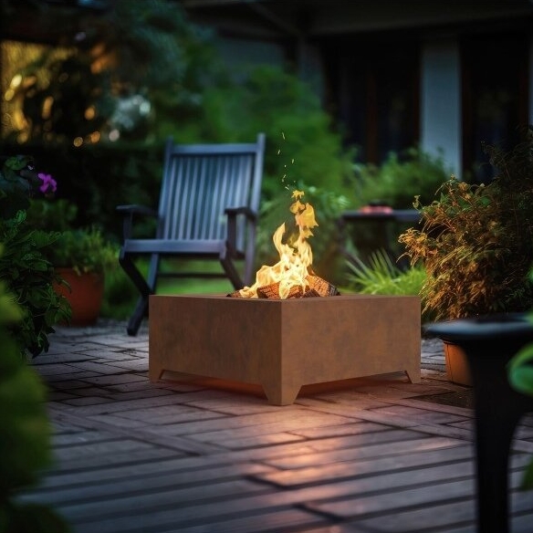 INFIRE OUTFIRE CORTEN 700 SQUARE metalinė laužavietė