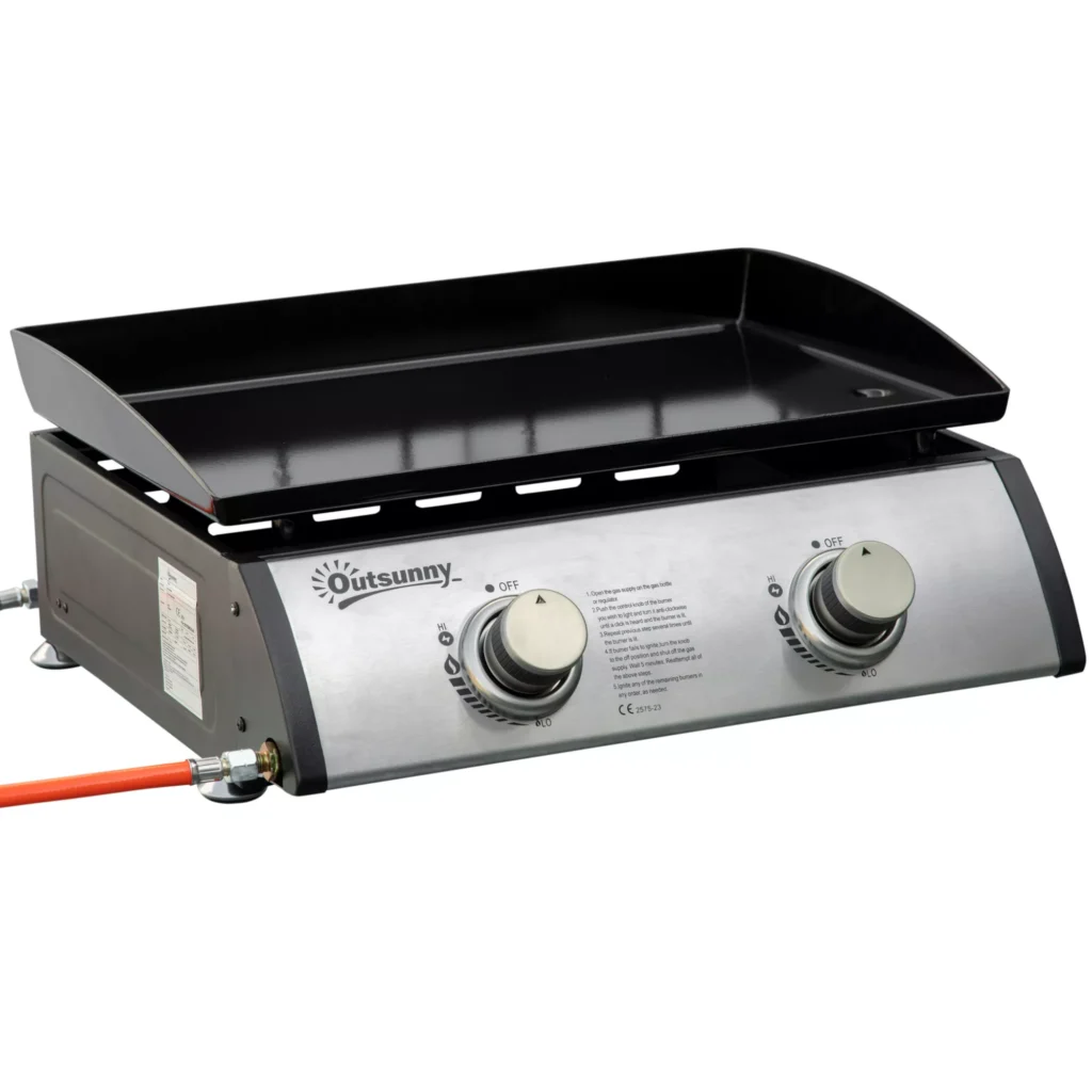 Stalinis dujinis grilis BBQ su 2 degikliais