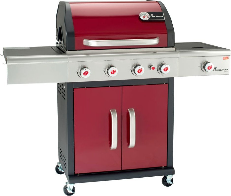 Landmann Triton 4.1 PTS red (12961) Gas garden barbecue 15 kW 65 cm x 44 cm