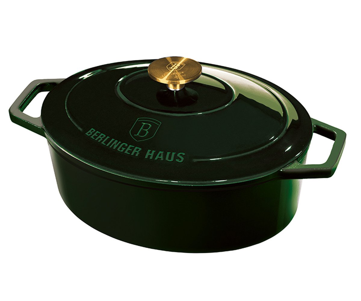 Emaliuotas ketaus troškinimo indas 32cm BERLINGER HAUS BH-6520