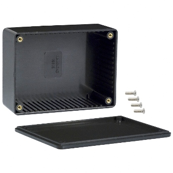 Plastikinis korpusas 110x82x40mm juodas HAMMOND