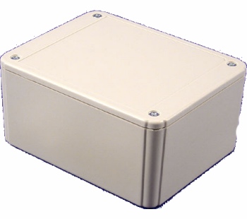 Plastikinis korpusas 125x100x60mm pilkas HAMMOND