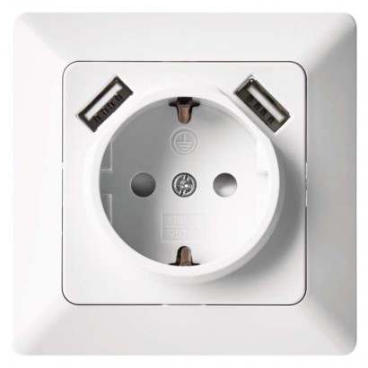 Rozetė su USB 2.1A