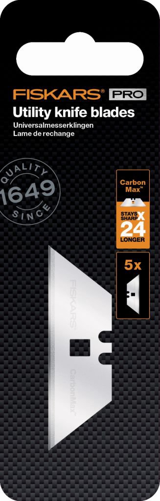 Pjovimo įrankiai Fiskars CarbonMax utility knife blades 5 pack