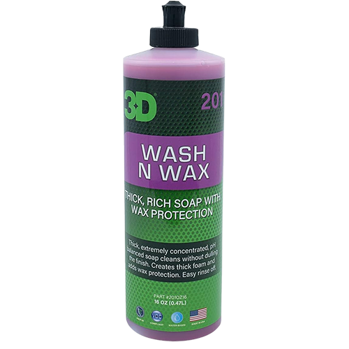 3D Šampūnas su Vašku - Wash & Wax (473 ml)