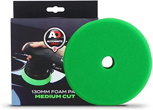 Autobrite Direct Vid. Kietumo Poliravimo Padas - Medium Cut 130 mm