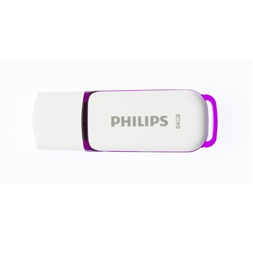 "Philips" USB 2.0 atmintinė "Snow Edition" (violetinė) 64 GB