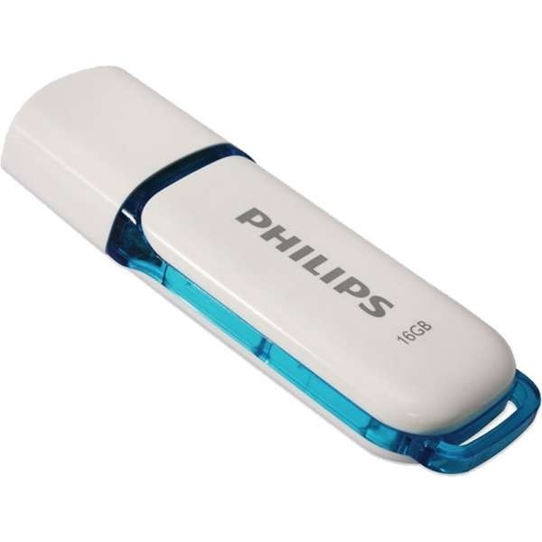 "Philips" USB 2.0 atmintinė "Snow Edition" (mėlyna), 16 GB