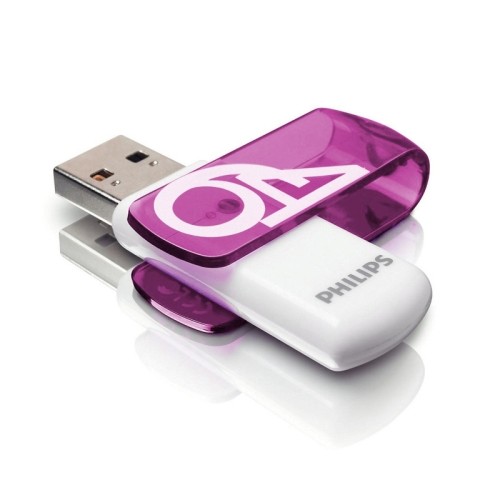 "Philips" USB 2.0 atmintinė "Vivid Edition" (violetinė) 64 GB