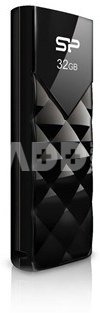 SILICON POWER 8GB, USB 2.0 FLASH DRIVE ULTIMA U03, BLACK