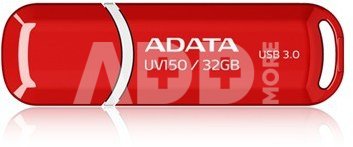 A-DATA DashDrive UV150 32GB Red USB 3.0 Flash Drive, Retail
