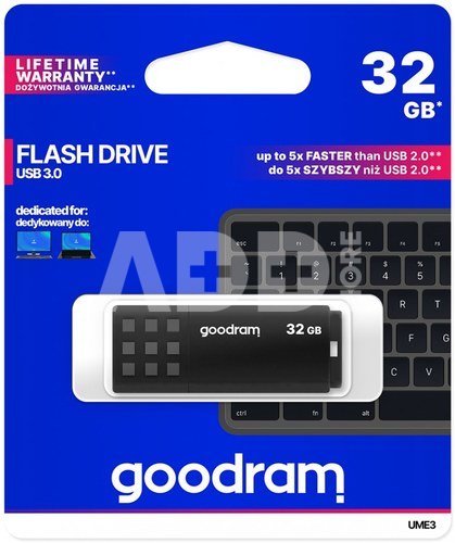 GOODRAM UME3 USB 3.0 32GB Black