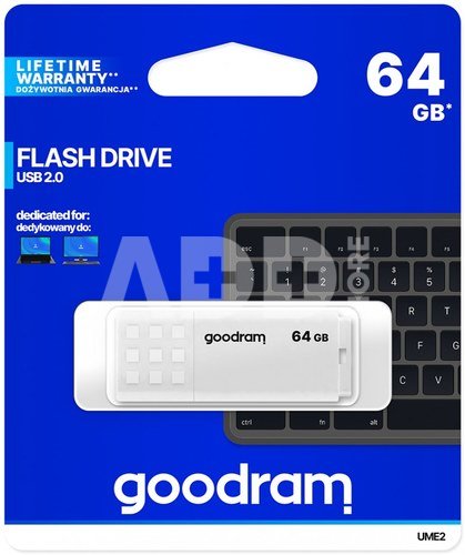 GOODRAM UME2 USB 2.0 64GB White