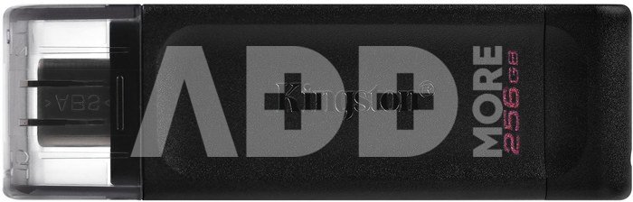 Kingston USB Flash Drive DataTraveler 70 256 GB, USB 3.2 Gen 1 Type-C, Black