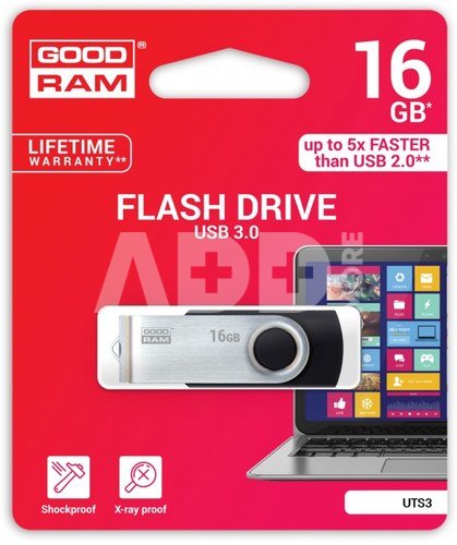 GOODRAM UTS3 USB 3.0 16GB Black