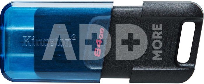 Kingston DataTraveler 80 M 64 GB, USB-C, Black