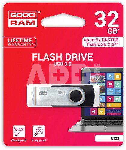 GOODRAM UTS3 USB 3.0 32GB Black