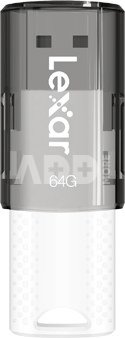Lexar Flash drive JumpDrive S60 64 GB, USB 2.0, Black/Teal