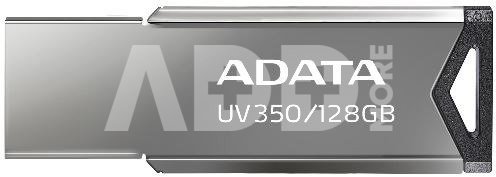 ADATA AUV350 Black 128GB USB Flash Drive, Silver