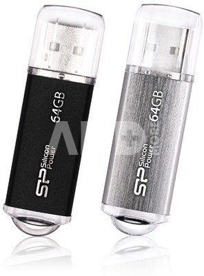 SILICON POWER 32GB, USB 2.0 FLASH DRIVE ULTIMA II I-SERIES, BLACK